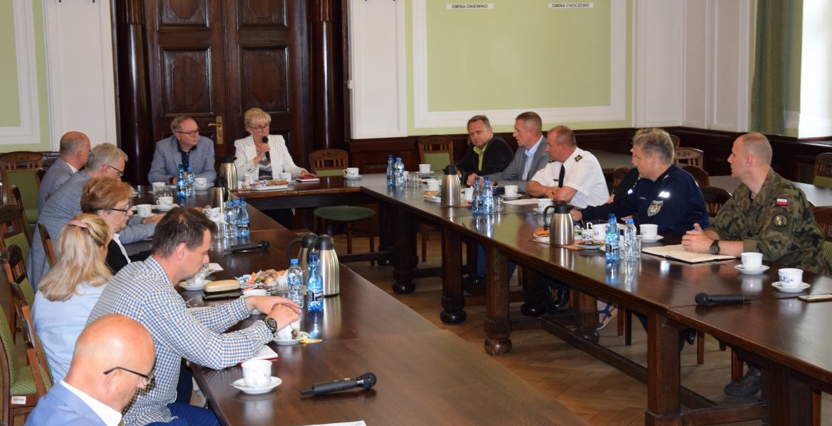 Komisja Bezpieczeństwa i Porządku przy Staroście Wejherowskim oraz Powiatowy Zespół Zarządzania Kryzysowego