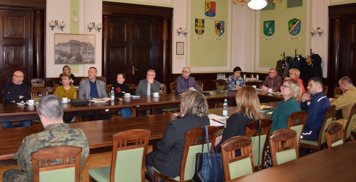 Wspólne posiedzenie Komisji Bezpieczeństwa i Porządku przy Staroście, Komisji Bezpieczeństwa i Porządku Publicznego Rady Powiatu Wejherowskiego oraz PZZK.